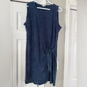 Jane and Delancey Navy Blue Sleeveless Dress size Large